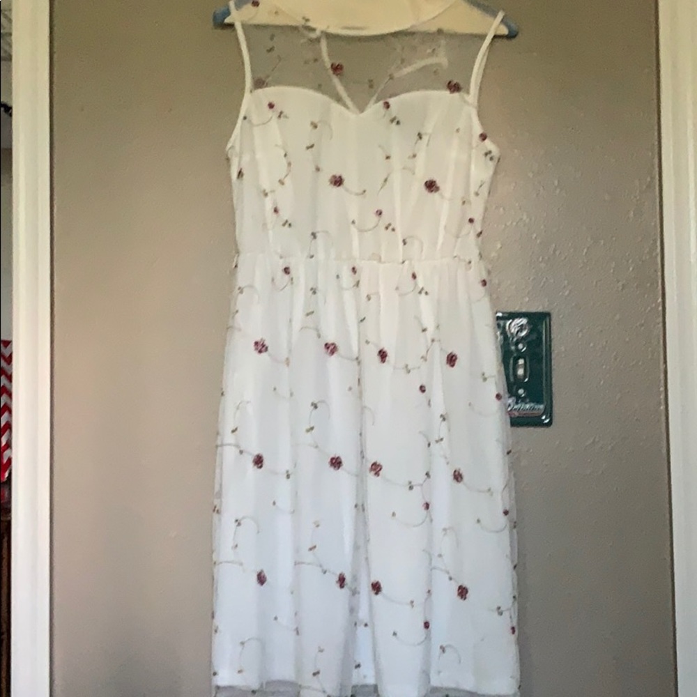 Dress with flowers